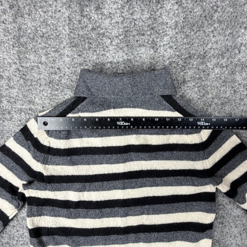 Armani Exchange Men's L (Actually XS/S) Merino Wool Shawl Collar Striped Sweater - Picture 15 of 16